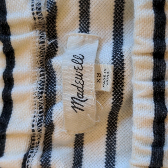 Madewell Melody Top Off Shoulder, Tie Waist Size XS - Picture 3 of 4